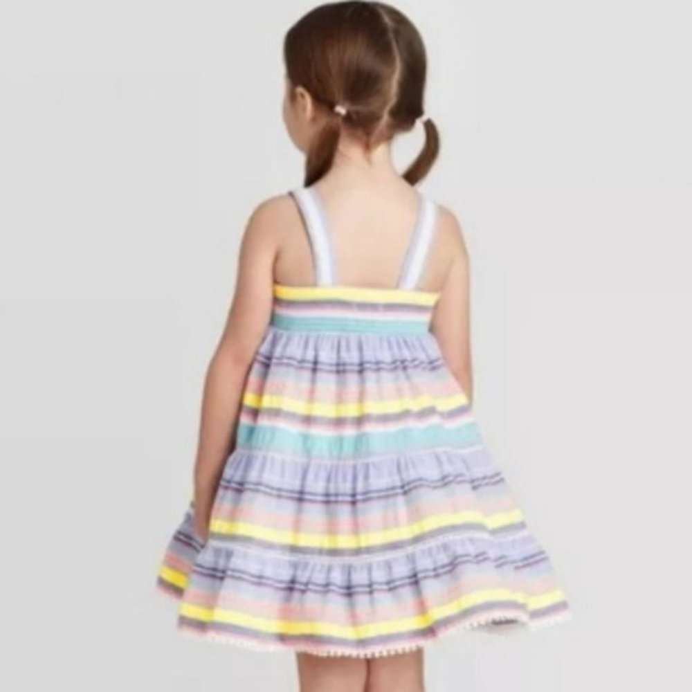 NWT 5T striped tank dress - Picture 3 of 3